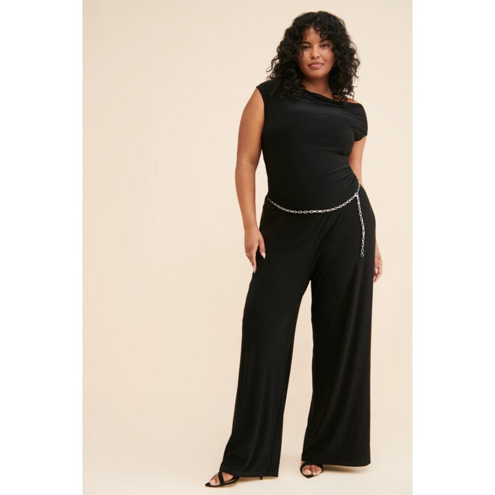 Free People‎ Yumi Kim Maternity Virginia Jumpsuit Black 1X New with Tag